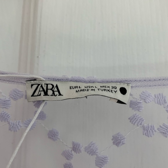 Zara shear purple top - Picture 4 of 6